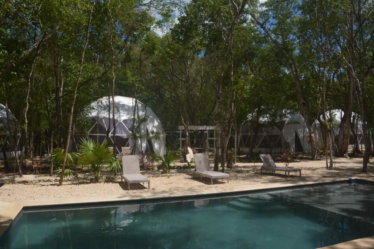 Luxury tent Glamping Mayan Glam Tulum Mexico