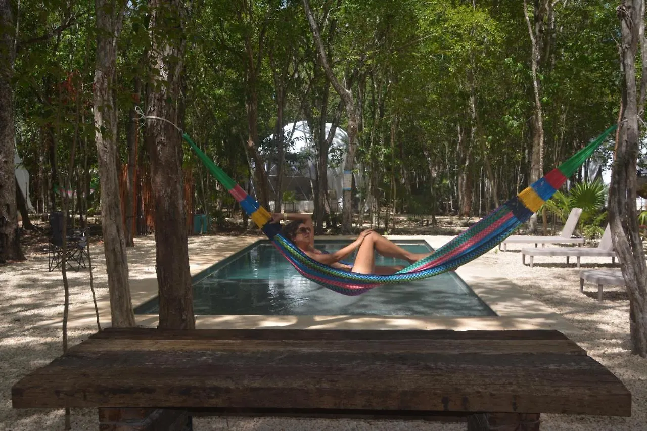 Glamping Mayan Glam Tulum Pueblo Luxe tent